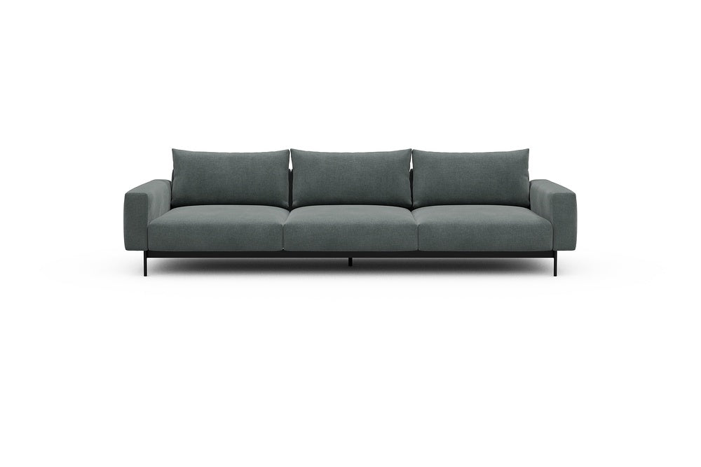 Arthon Modular Sofa - C3 - 305 x 100 cm - 3 Seater - 812 Smooth Smooth Silver Grey