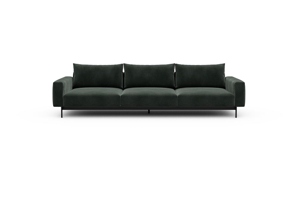 Arthon Modular Sofa - C3 - 305 x 100 cm - 3 Seater - 814 Smooth Laural Green