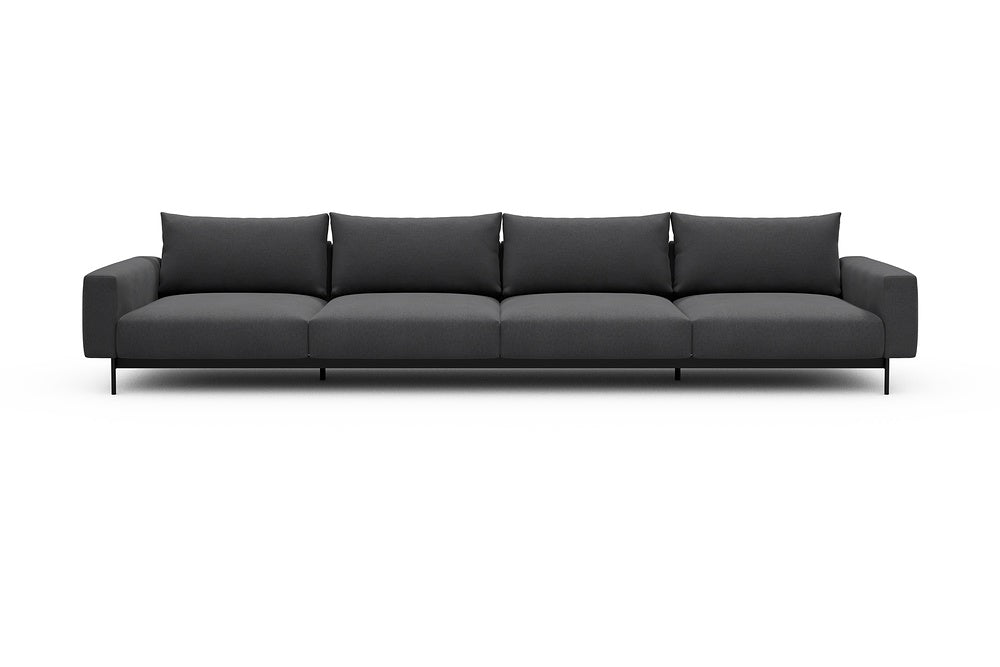 Arthon Modular Sofa - C4 - 395 x 100 cm - 4 Seater - 441 Satya Warm Zinc
