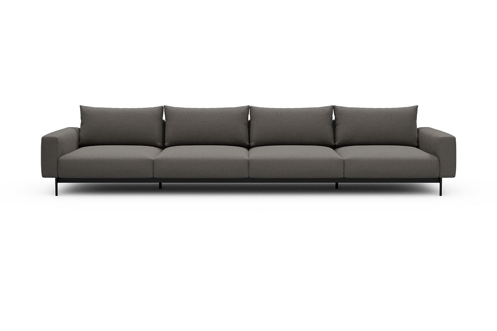 Arthon Modular Sofa - C4 - 395 x 100 cm - 4 Seater - 446 Satya Taupe Brown