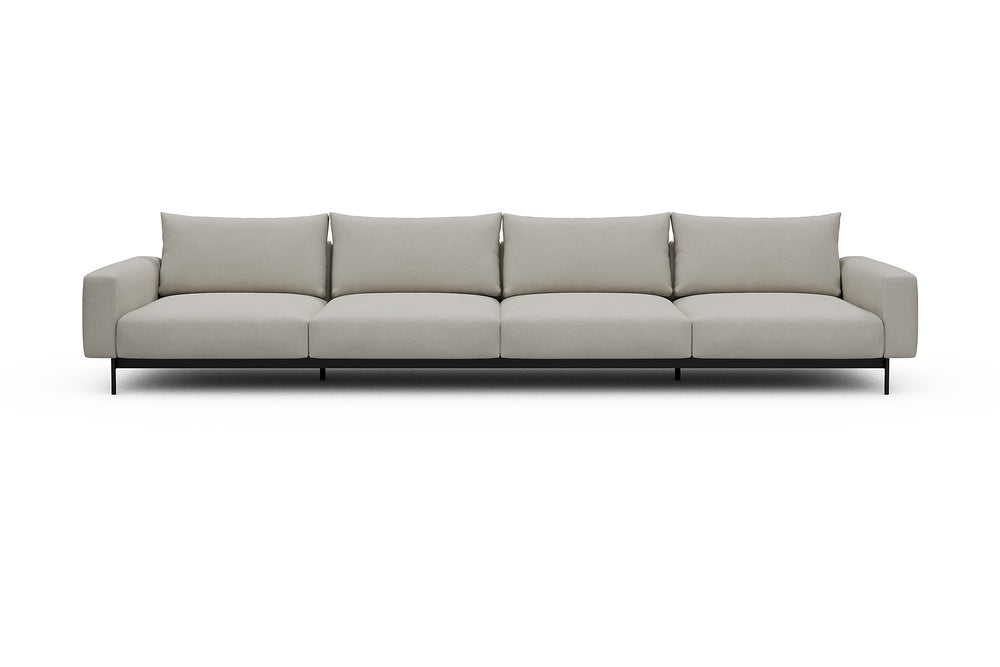 Arthon Modular Sofa - C4 - 395 x 100 cm - 4 Seater - 487 Denari Clean Beige