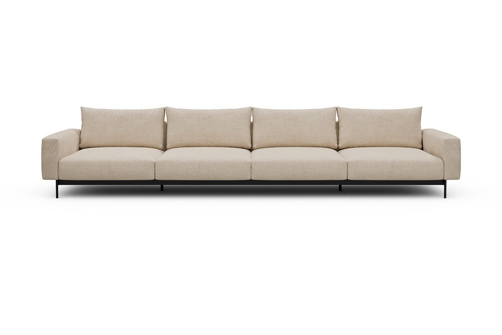 Arthon Modular Sofa - C4 - 395 x 100 cm - 4 Seater - 496 Casone Natural Beigie