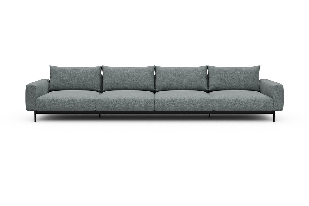 Arthon Modular Sofa - C4 - 395 x 100 cm - 4 Seater - 499 Casone Light mixed Green