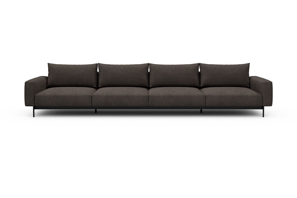 Arthon Modular Sofa - C4 - 395 x 100 cm - 4 Seater - 530 Bouclé Taupe