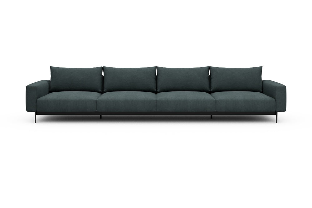 Arthon Modular Sofa - C4 - 395 x 100 cm - 4 Seater - 573 Vivus Dusty Blue
