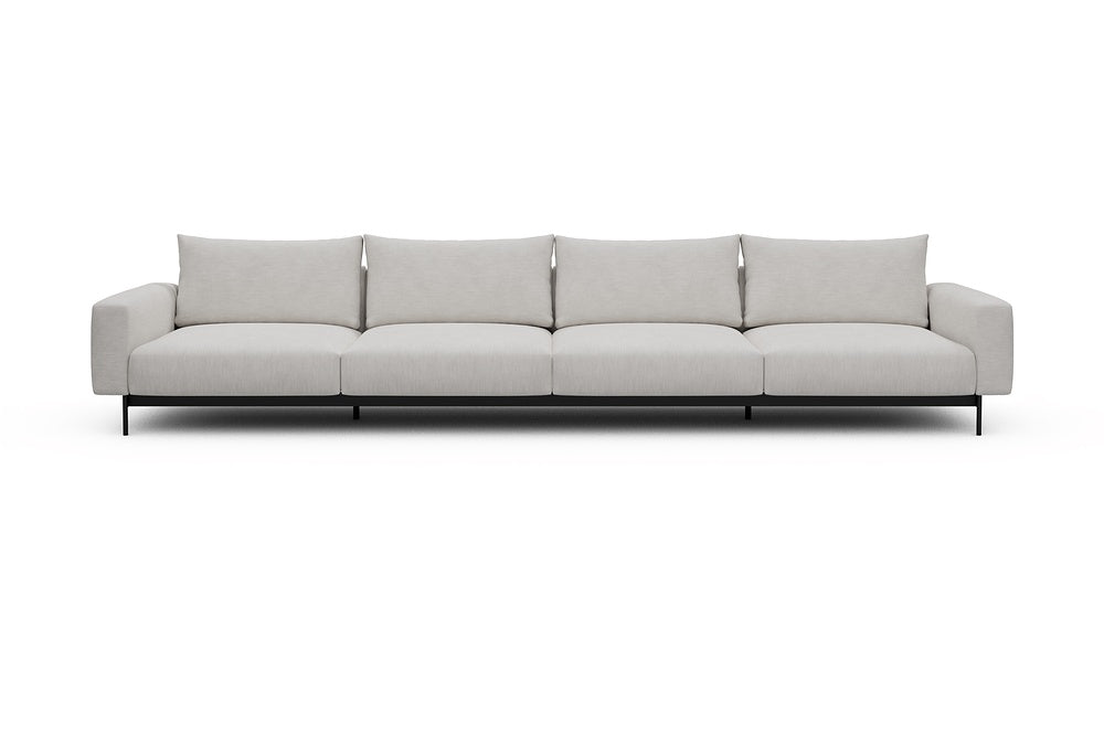 Arthon Modular Sofa - C4 - 395 x 100 cm - 4 Seater - 574 Vivus Dusty Off White