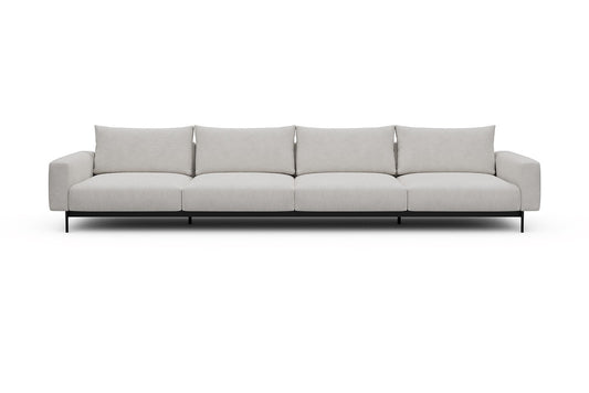 Arthon Modular Sofa - C4 - 395 x 100 cm - 4 Seater - 574 Vivus Dusty Off White