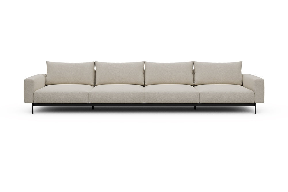 Arthon Modular Sofa - C4 - 395 x 100 cm - 4 Seater - 584 Argus Natural