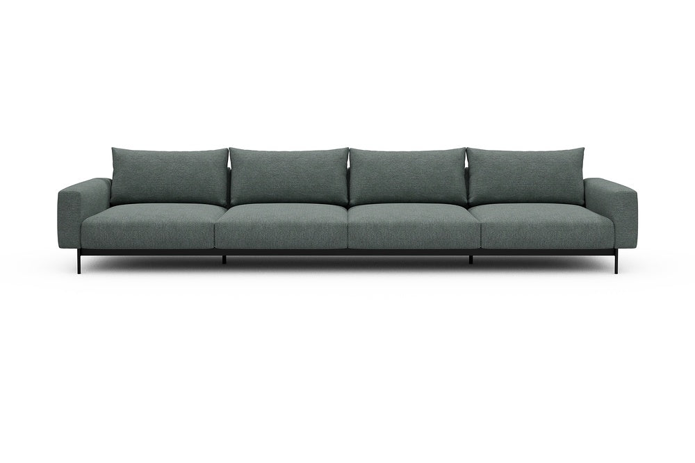 Arthon Modular Sofa - C4 - 395 x 100 cm - 4 Seater - 770 Carreno Cielo Blue
