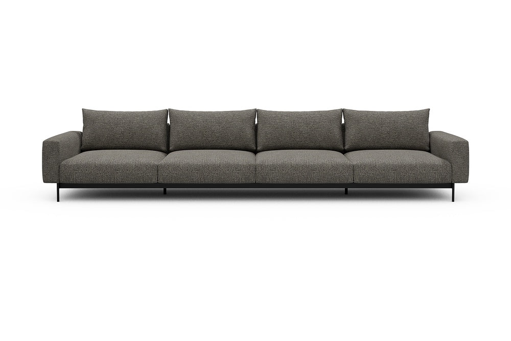 Arthon Modular Sofa - C4 - 395 x 100 cm - 4 Seater - 771 Carreno Sepia Brown