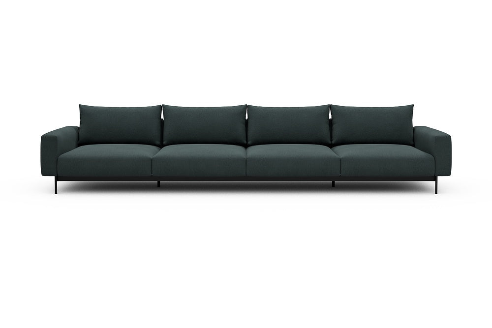 Arthon Modular Sofa - C4 - 395 x 100 cm - 4 Seater - 851 Mahoga Dark Blue