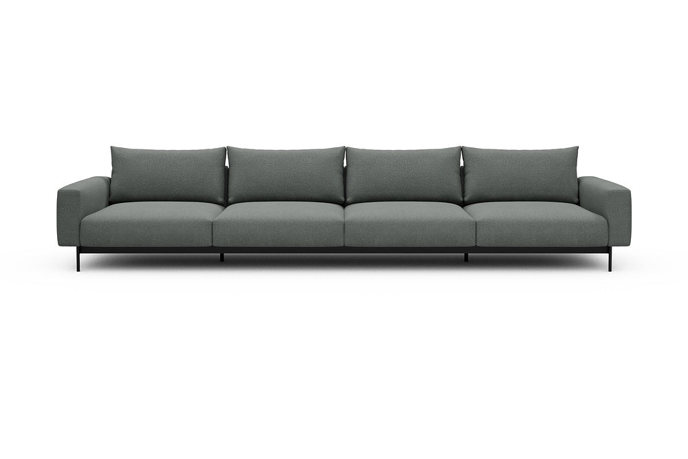 Arthon Modular Sofa - C4 - 395 x 100 cm - 4 Seater - 853 Mahoga Dove Grey