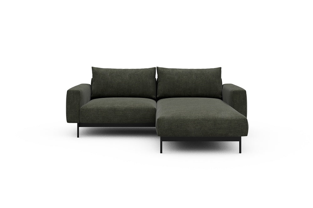Arthon Modular Sofa - D1 - 215 x 185 cm - 1 Seater + Chaise - 413 Esina Olive Green