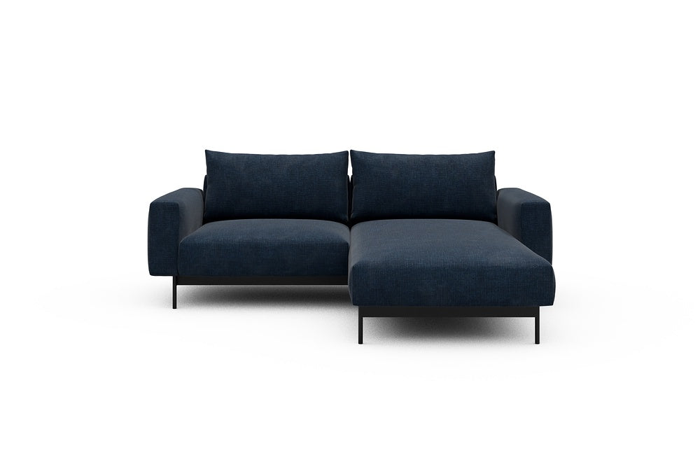 Arthon Modular Sofa - D1 - 215 x 185 cm - 1 Seater + Chaise - 414 Esina Indigo Blue