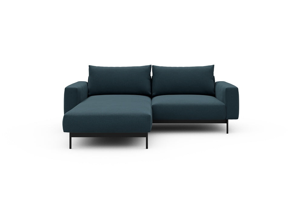 Arthon Modular Sofa - D1M - 215 x 185 cm - Chaise + 1 Seater - 443 Satya Deep Blue