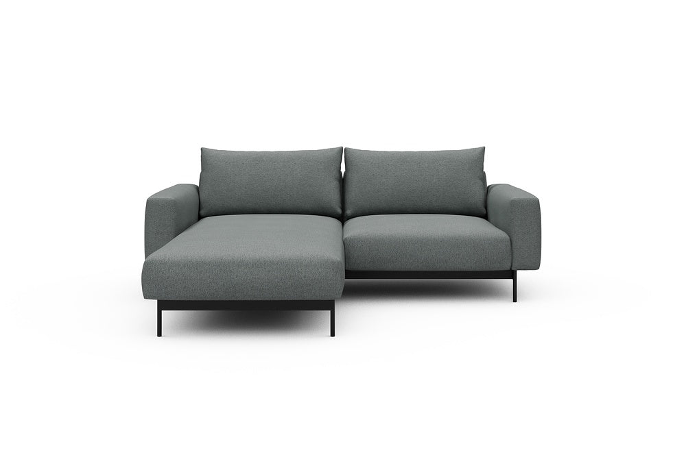 Arthon Modular Sofa - D1M - 215 x 185 cm - Chaise + 1 Seater - 485 Denari Soft Grey