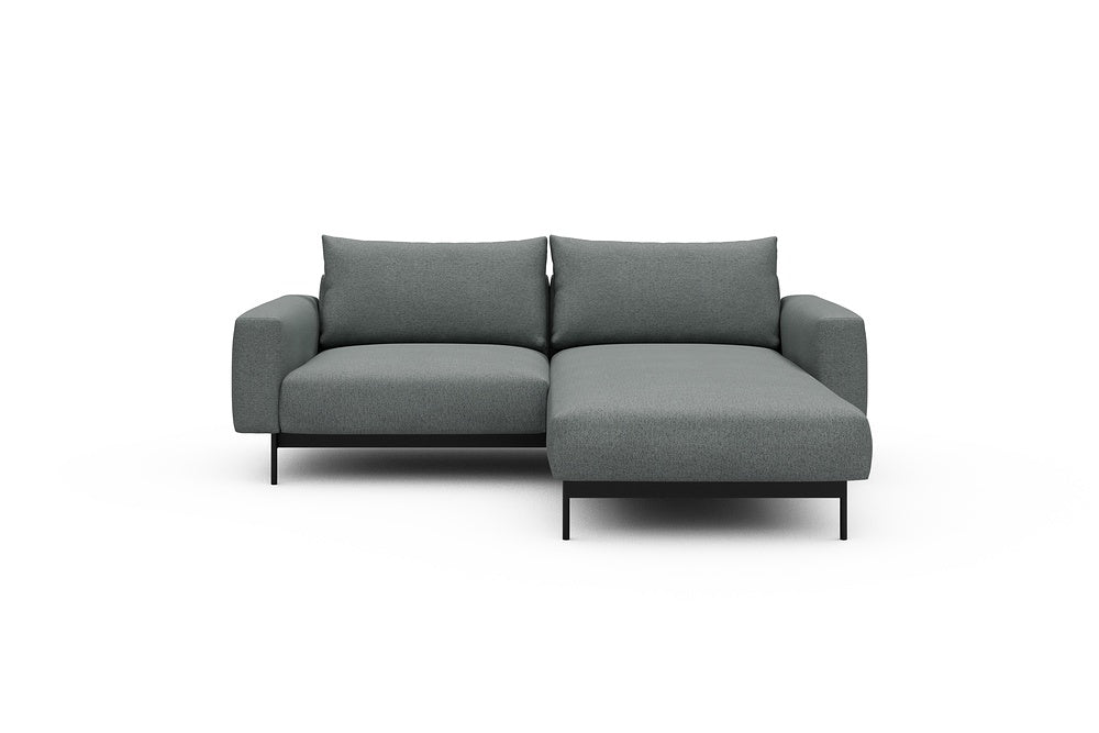 Arthon Modular Sofa - D1 - 215 x 185 cm - 1 Seater + Chaise - 485 Denari Soft Grey
