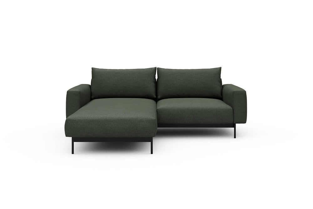 Arthon Modular Sofa - D1M - 215 x 185 cm - Chaise + 1 Seater - 488 Denari Forest Green