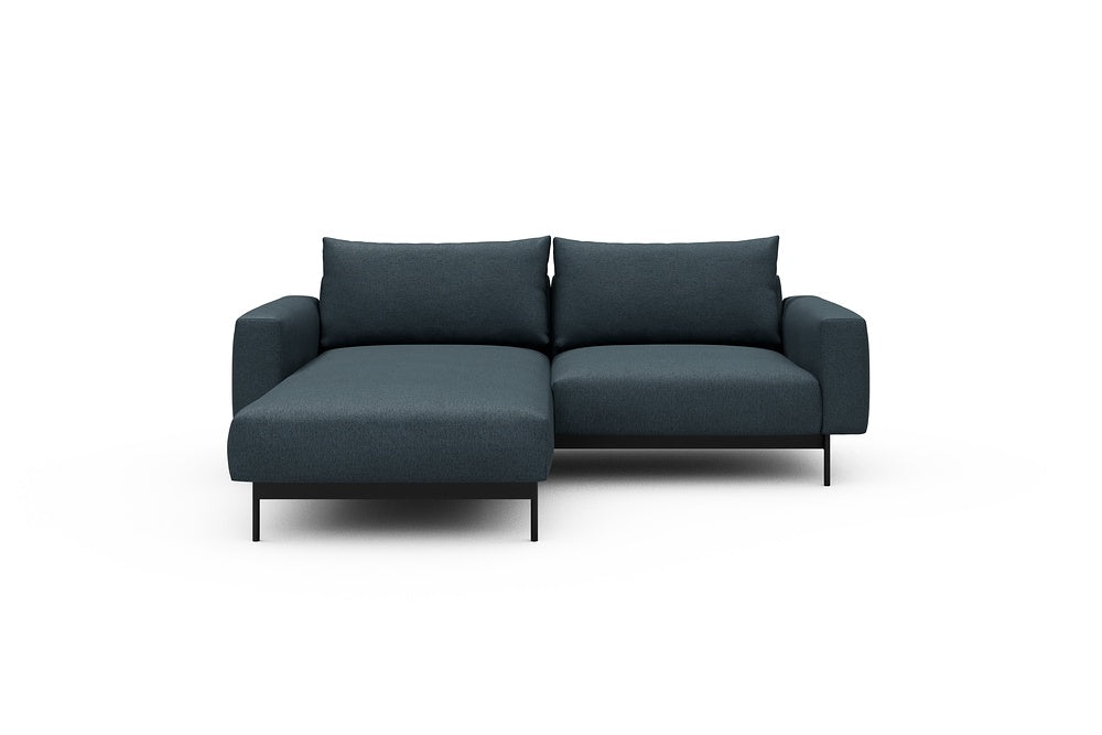 Arthon Modular Sofa - D1M - 215 x 185 cm - Chaise + 1 Seater - 489 Denari Royal Blue