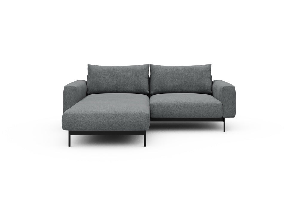 Arthon Modular Sofa - D1M - 215 x 185 cm - Chaise + 1 Seater - 495 Casone Gravel Grey