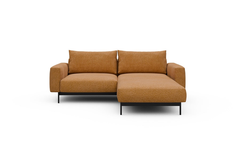 Arthon Modular Sofa - D1 - 215 x 185 cm - 1 Seater + Chaise - 497 Casone Warm Yellow