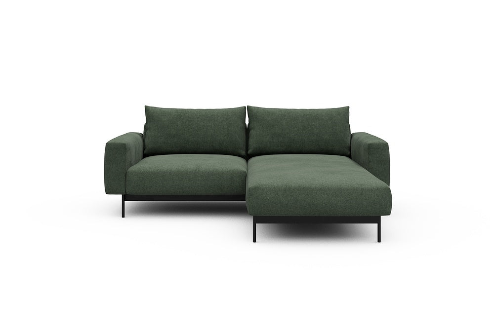 Arthon Modular Sofa - D1 - 215 x 185 cm - 1 Seater + Chaise - 498 Casone Forest Green