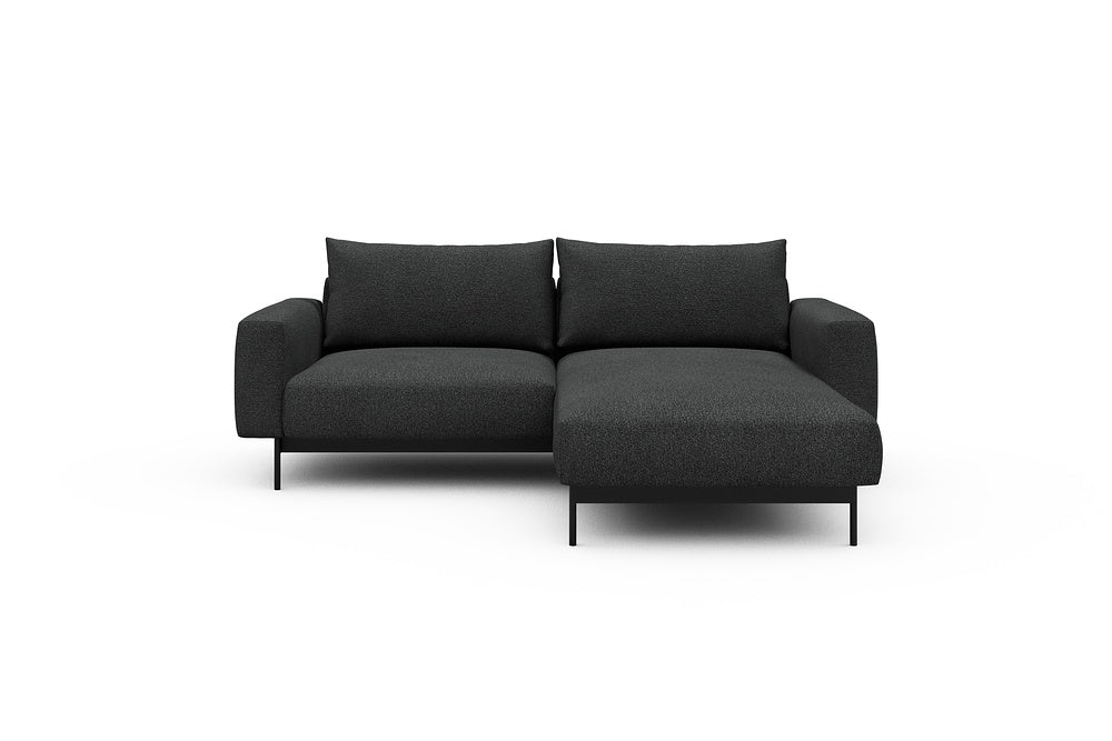 Arthon Modular Sofa - D1 - 215 x 185 cm - 1 Seater + Chaise - 529 Bouclé Charcoal
