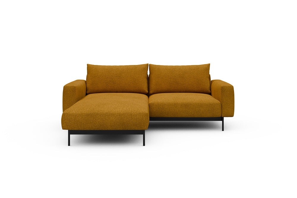 Arthon Modular Sofa - D1M - 215 x 185 cm - Chaise + 1 Seater - 536 Bouclé Ochre
