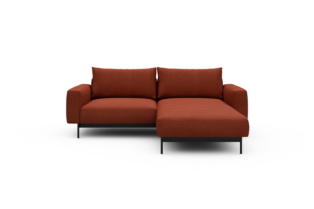 Arthon Modular Sofa - D1 - 215 x 185 cm - 1 Seater + Chaise - 581 Argus Rust