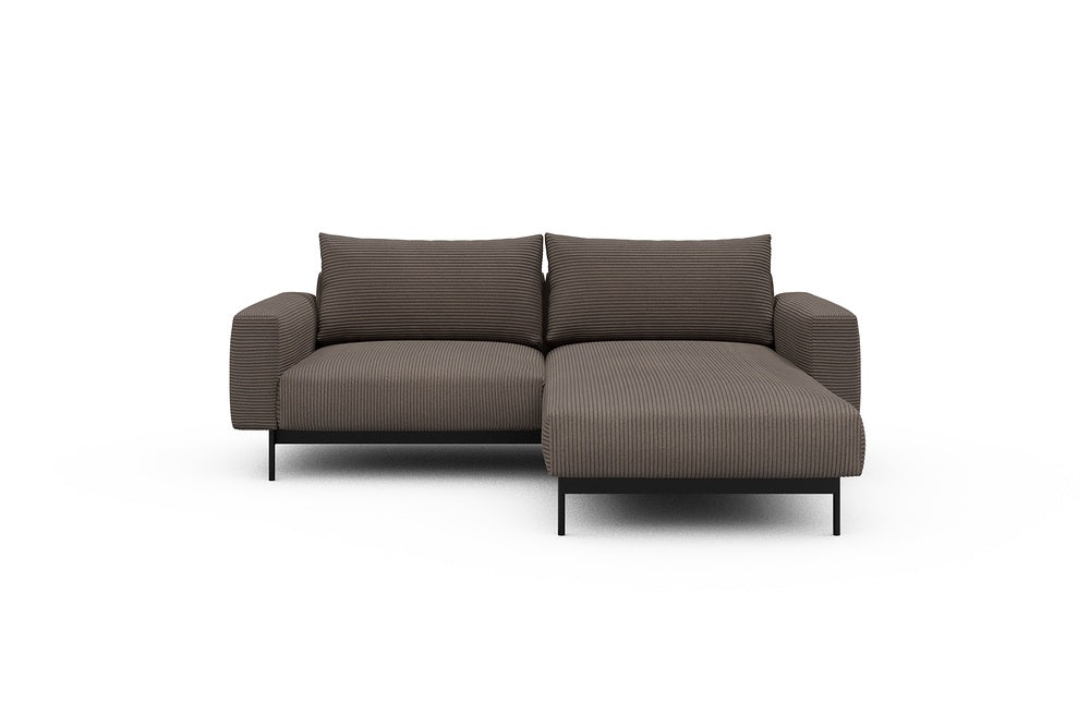 Arthon Modular Sofa - D1 - 215 x 185 cm - 1 Seater + Chaise - 596 Corduroy Mocha