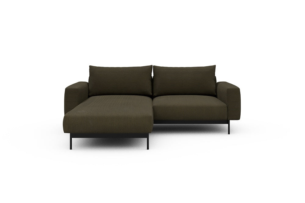 Arthon Modular Sofa - D1M - 215 x 185 cm - Chaise + 1 Seater - 599 Corduroy Olive