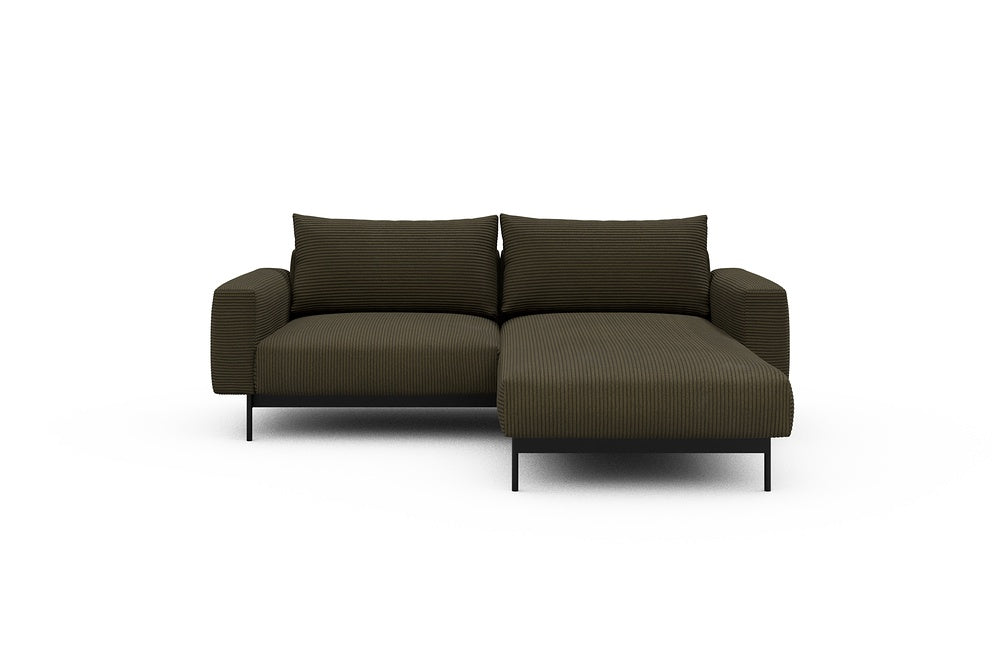Arthon Modular Sofa - D1 - 215 x 185 cm - 1 Seater + Chaise - 599 Corduroy Olive