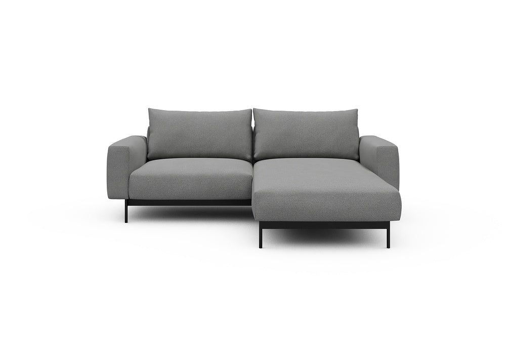 Arthon Modular Sofa - D1 - 215 x 185 cm - 1 Seater + Chaise - 764 Cura Sand Grey