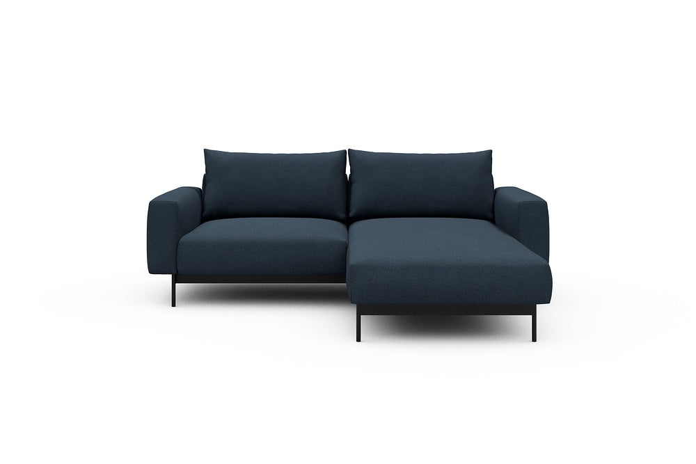 Arthon Modular Sofa - D1 - 215 x 185 cm - 1 Seater + Chaise - 768 Cura Oxford Blue