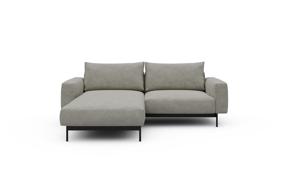 Arthon Modular Sofa - D1M - 215 x 185 cm - Chaise + 1 Seater - 773 Carreno Moon Stone White