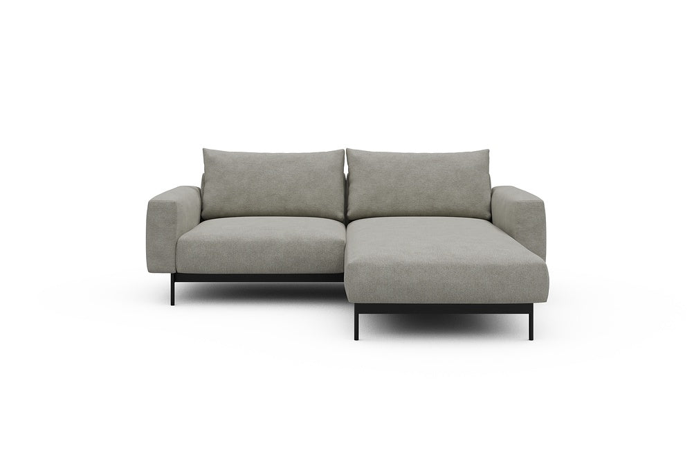 Arthon Modular Sofa - D1 - 215 x 185 cm - 1 Seater + Chaise - 773 Carreno Moon Stone White