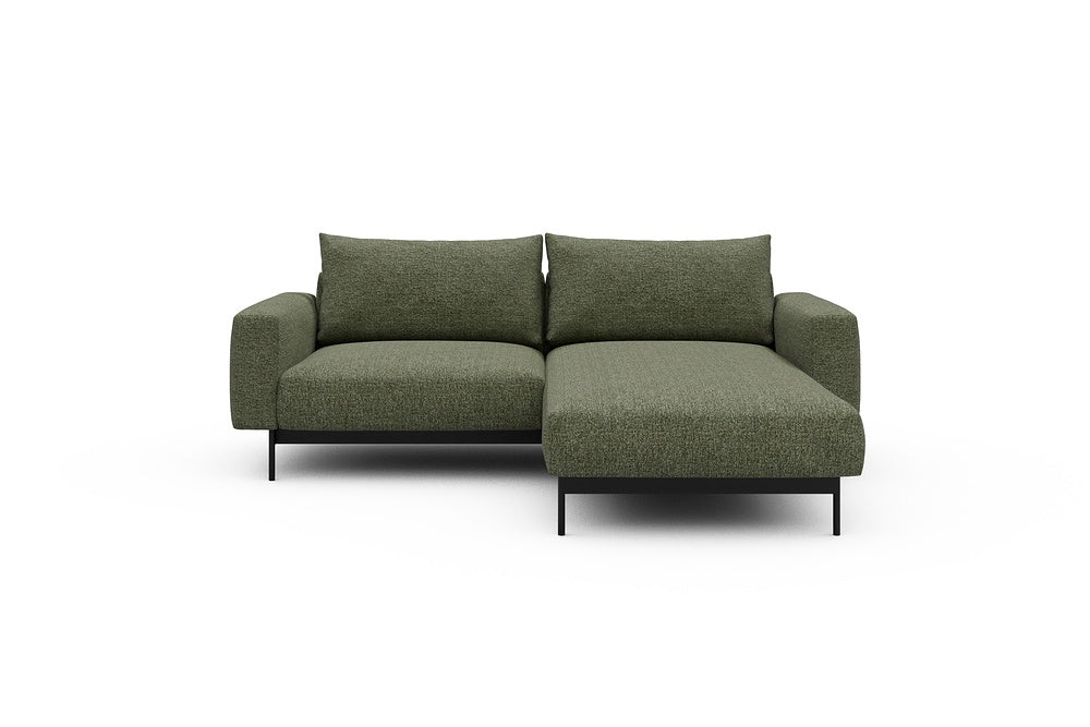Arthon Modular Sofa - D1 - 215 x 185 cm - 1 Seater + Chaise - 775 Carreno Vivid Green