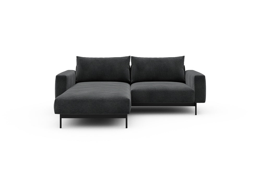 Arthon Modular Sofa - D1M - 215 x 185 cm - Chaise + 1 Seater - 811 Smooth Deep Warm Grey