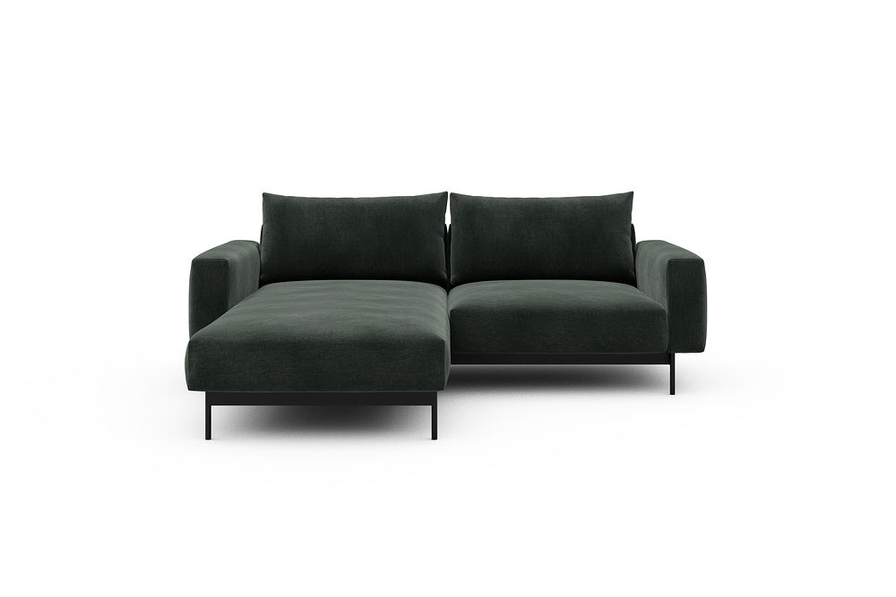 Arthon Modular Sofa - D1M - 215 x 185 cm - Chaise + 1 Seater - 814 Smooth Laural Green