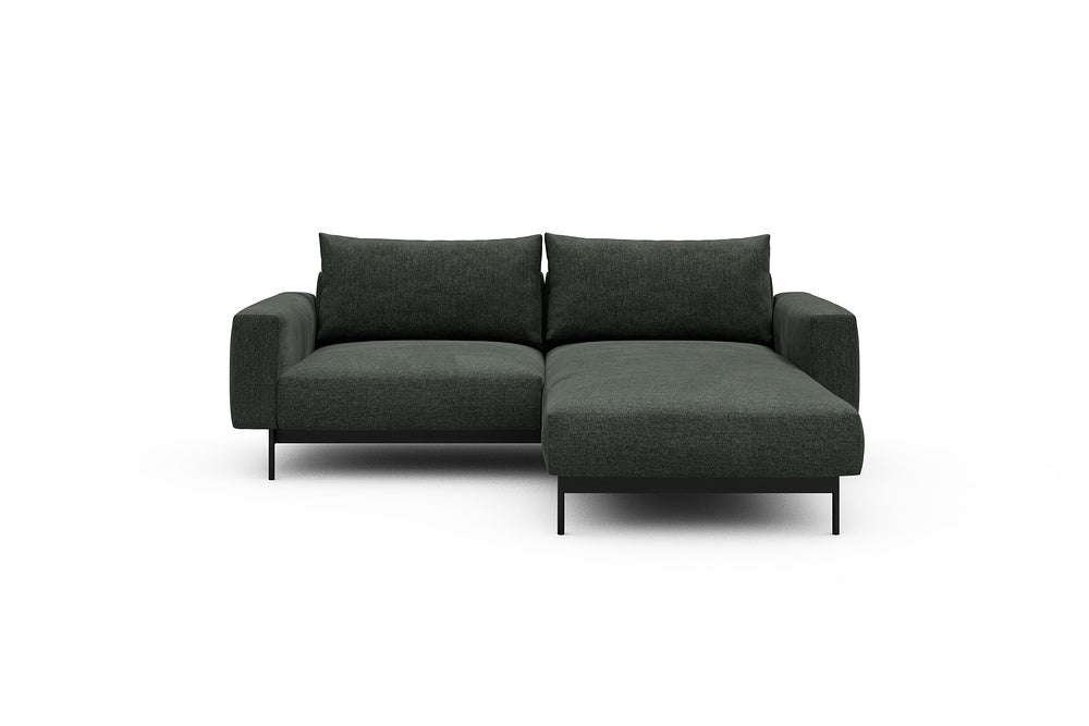 Arthon Modular Sofa - D1 - 215 x 185 cm - 1 Seater + Chaise - 818 Aivi Pine Green