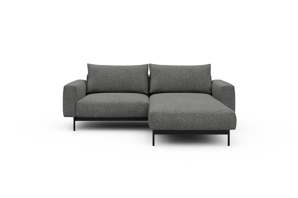 Arthon Modular Sofa - D1 - 215 x 185 cm - 1 Seater + Chaise - 868 Vanora Warm Grey