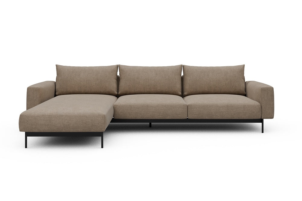 Arthon Modular Sofa - D2M - 305 x 185 cm - Chaise + 2 Seater - 417 Esina Mocha