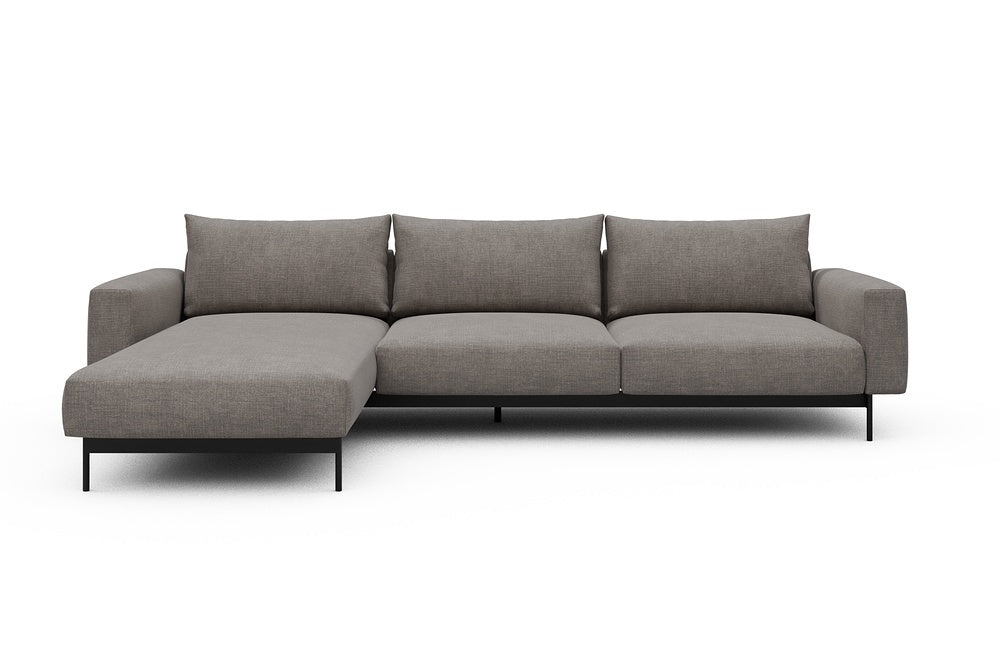 Arthon Modular Sofa - D2M - 305 x 185 cm - Chaise + 2 Seater - 418 Esina Truffle