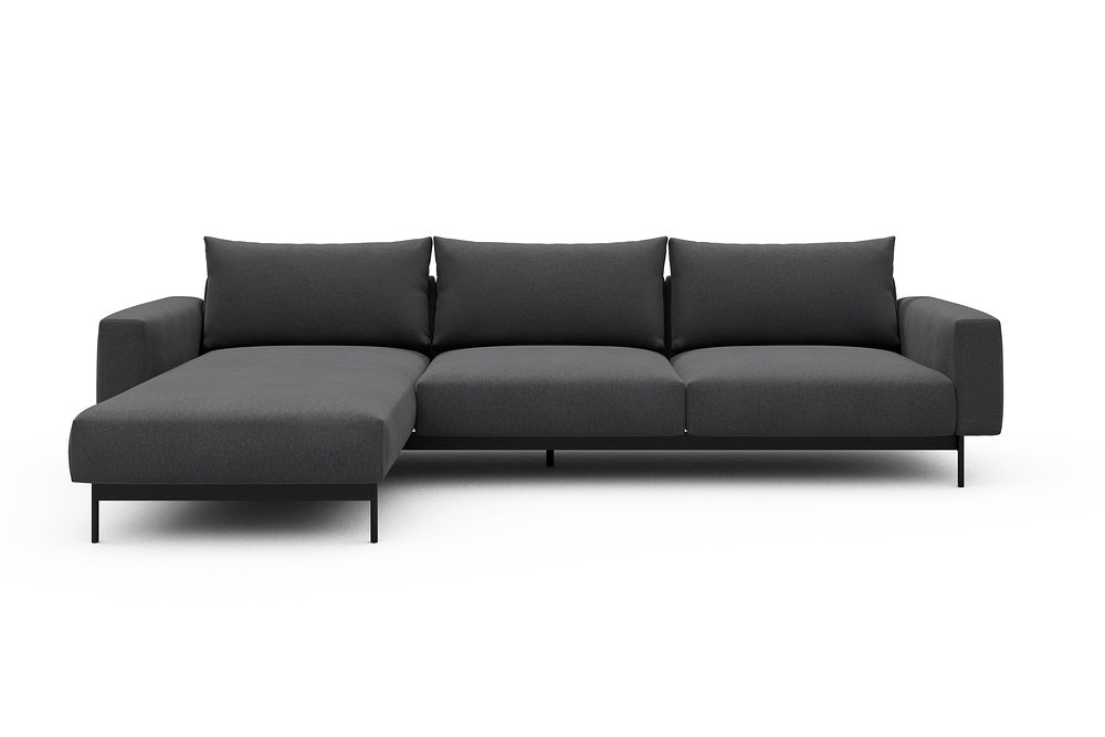 Arthon Modular Sofa - D2M - 305 x 185 cm - Chaise + 2 Seater - 441 Satya Warm Zinc