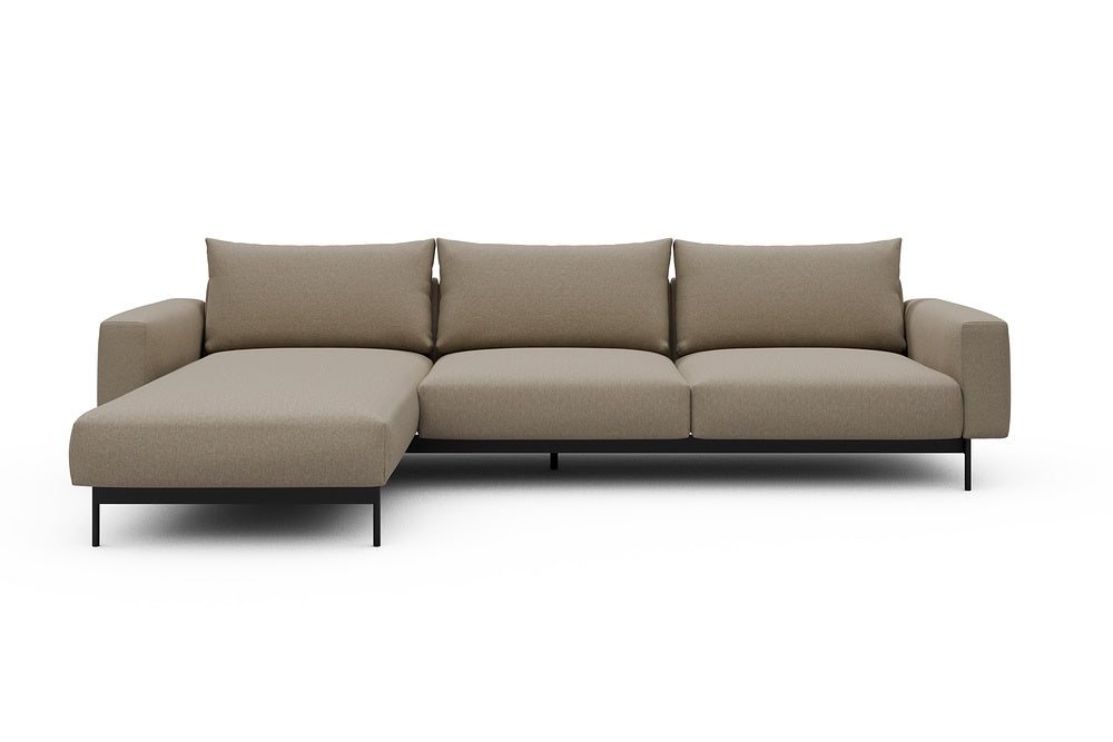 Arthon Modular Sofa - D2M - 305 x 185 cm - Chaise + 2 Seater - 445 Satya Natural Biege