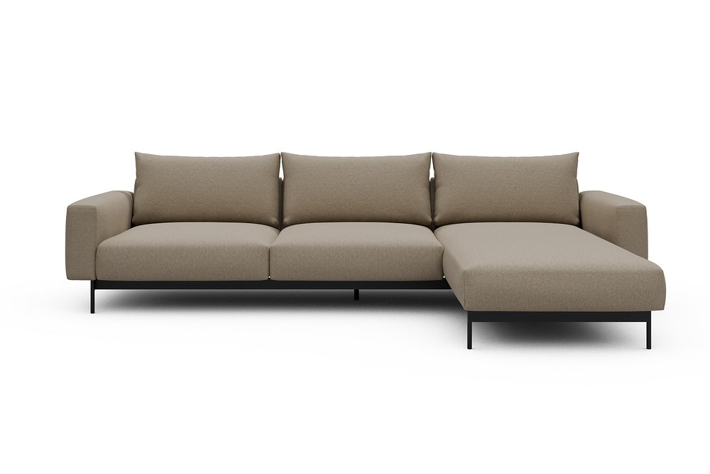 Arthon Modular Sofa - D2 - 305 x 185 cm - 2 Seater + Chaise - 445 Satya Natural Biege