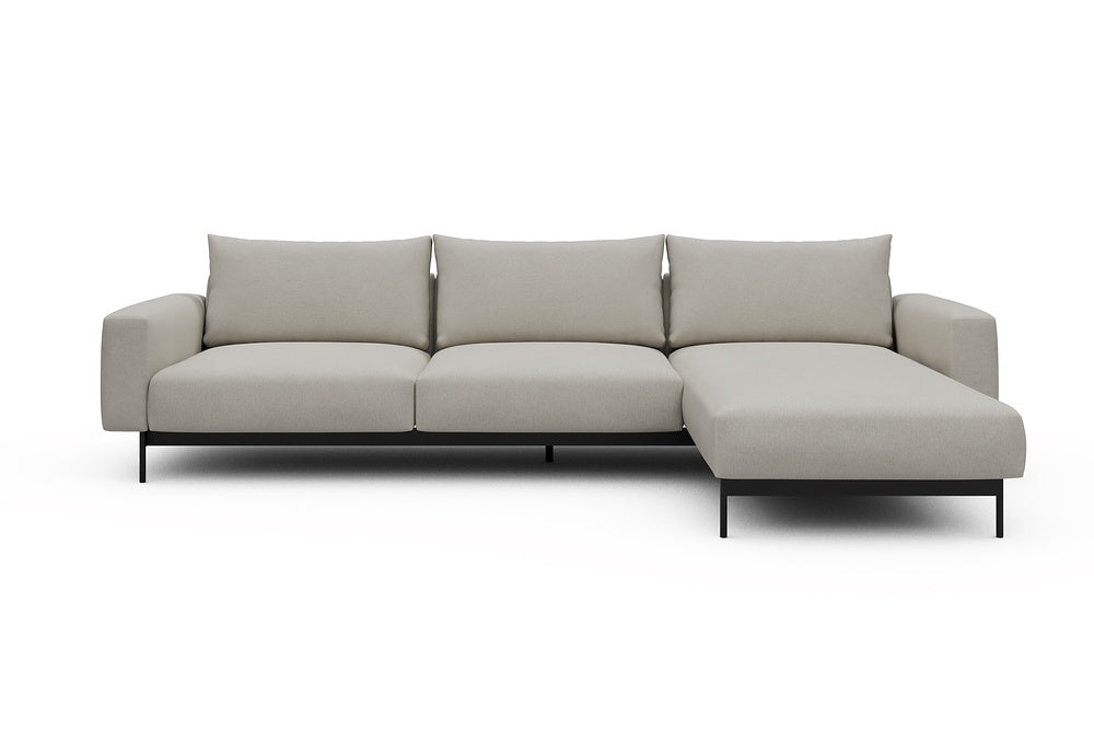 Arthon Modular Sofa - D2 - 305 x 185 cm - 2 Seater + Chaise - 487 Denari Clean Beige