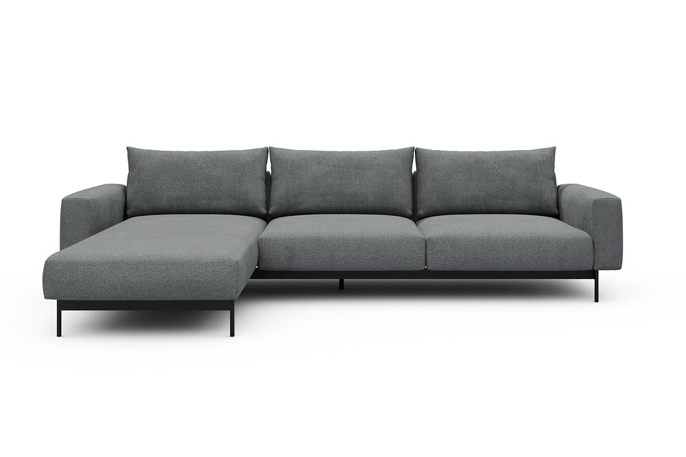 Arthon Modular Sofa - D2M - 305 x 185 cm - Chaise + 2 Seater - 495 Casone Gravel Grey