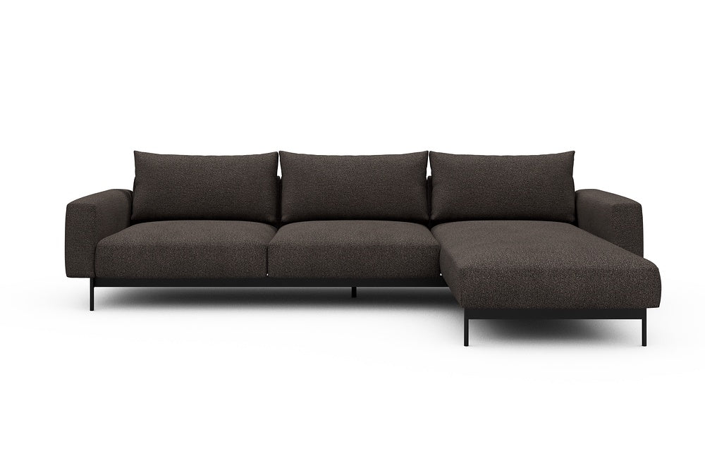 Arthon Modular Sofa - D2 - 305 x 185 cm - 2 Seater + Chaise - 530 Bouclé Taupe