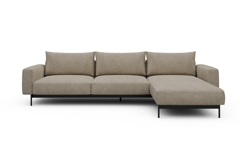 Arthon Modular Sofa - D2 - 305 x 185 cm - 2 Seater + Chaise - 539 Bouclé Beige